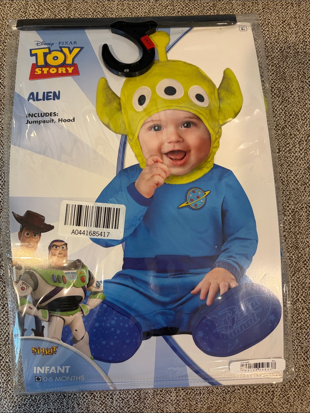 Spirit Toy Story Alien Infant Costume - Green & Blue